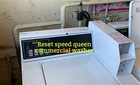 reset speed queen washer|More.